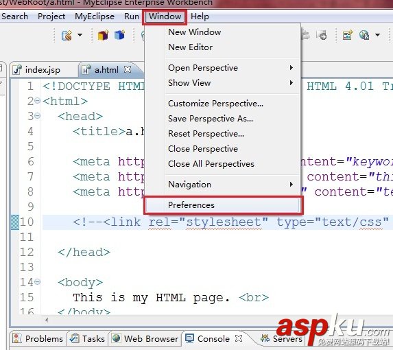 MyEclipse,Tomcat7,Web
