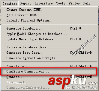 PowerDesigner,數據庫,連接,SQLSERVER