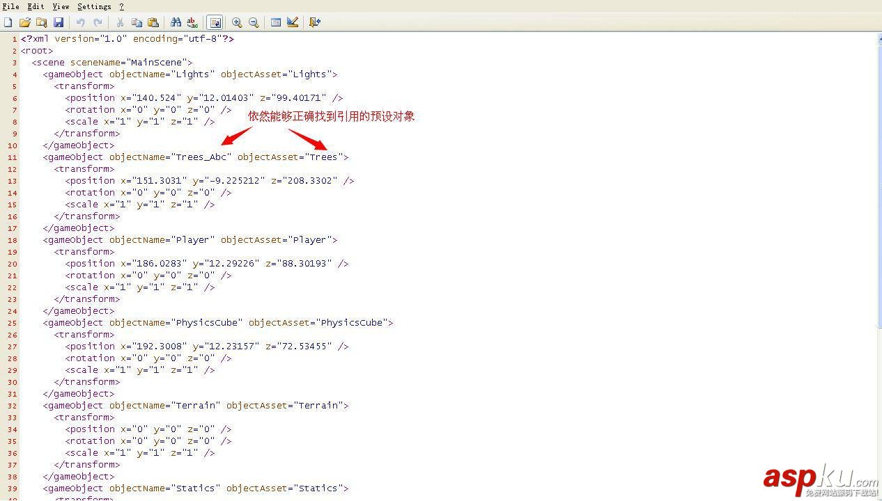 Unity3D,場(chǎng)景,導(dǎo)出,XML,解析,還原