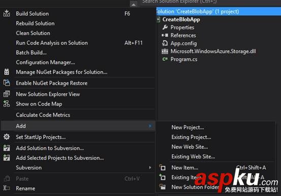 VS2012開啟右鍵菜單創建單元測試選項(Create Unit Tests) 的方法 VS2012,Create,Unit