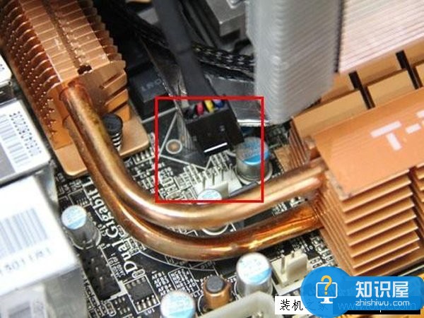 組裝電腦教程圖解 怎么安裝CPU散熱器電源跳線
