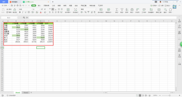 如何核對(duì)Excel表格中的數(shù)據(jù)是否一致？方法簡(jiǎn)單到不行！