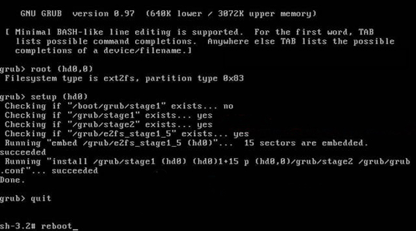  CentOS開機時出現GRUB引導錯誤怎么辦？