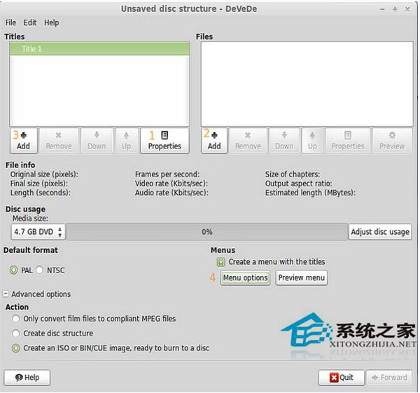 如何在Linux桌面環(huán)境中創(chuàng)建視頻DVD
