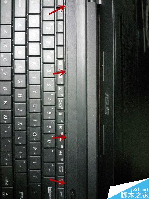 華碩KB4HR筆記本電腦拆卸、清灰