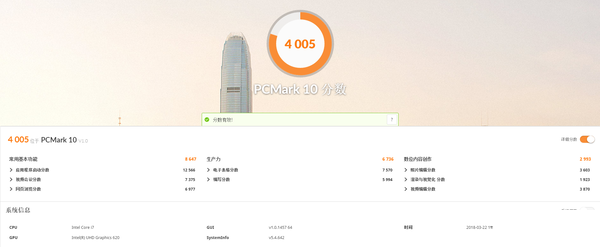 PCMark 10基準(zhǔn)測(cè)試 PCMark 10基準(zhǔn)測(cè)試