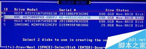 筆記本如何創(chuàng)建Intel RAID1