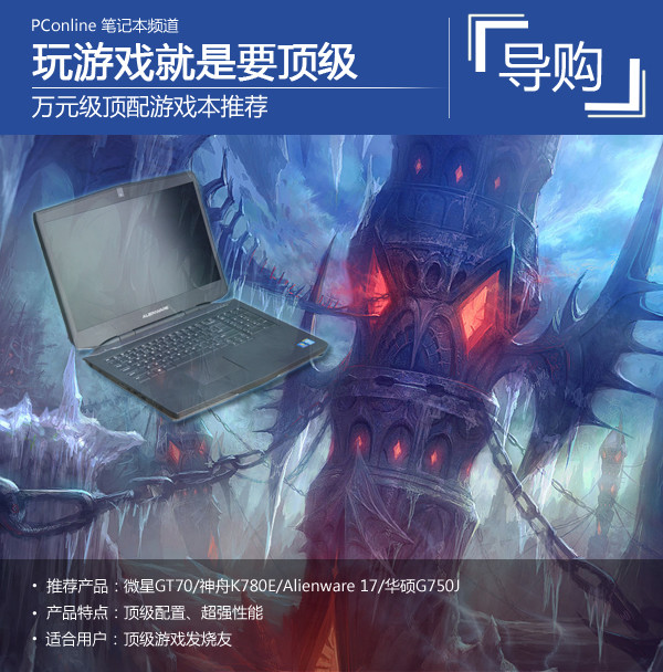 玩游戲就是要頂級 萬元級頂配游戲本推薦