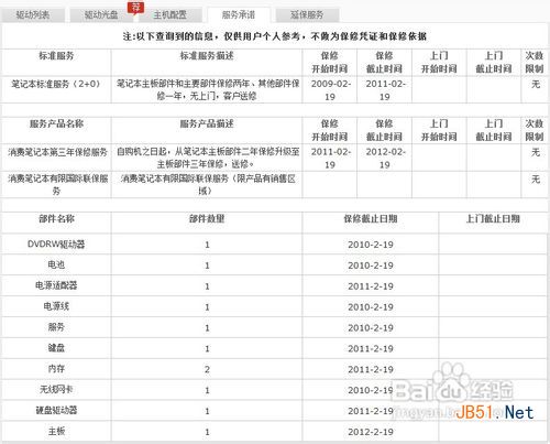 如何查詢筆記本電腦的保修期