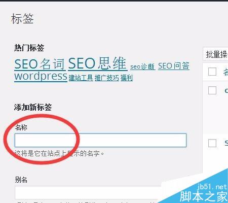 wordpress標簽如何使用