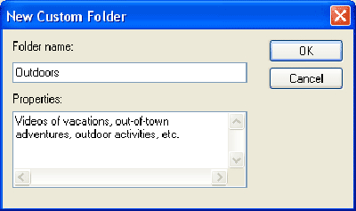 會聲會影創(chuàng)建自定義文件夾