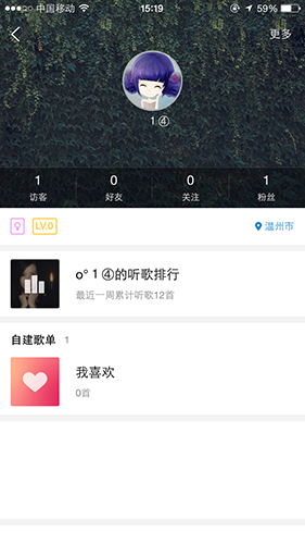 酷狗好友空間界面