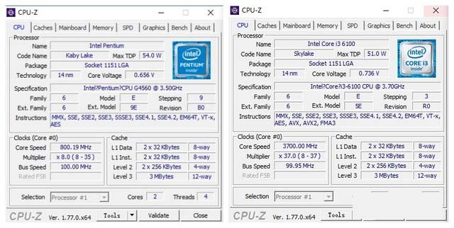 G4560和i3 6100哪個更值得入手？奔騰G4560與i3-6100實例對比評測圖解