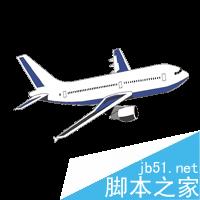 flash制作引導層動畫-飛機飛行