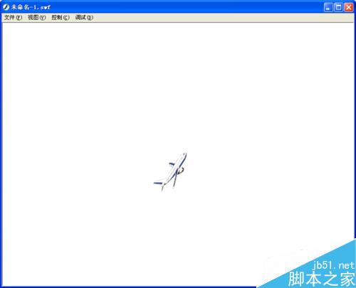 flash制作引導層動畫-飛機飛行