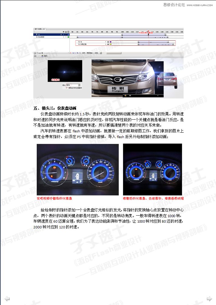 Flash制作汽車廣告之視頻鏡頭效果,PS教程,思緣教程網