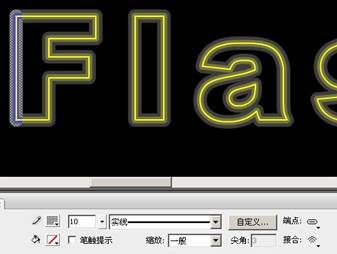 使用Flash制作描邊立體文字,PS教程,思緣教程網(wǎng)