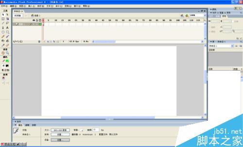 flash制作引導層動畫-飛機飛行