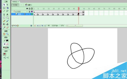 三葉圖繪制―FLASH