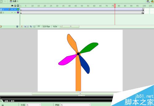 FLASH制作風(fēng)車