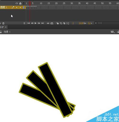 flash小動畫之制作扇子張開收合的扇子