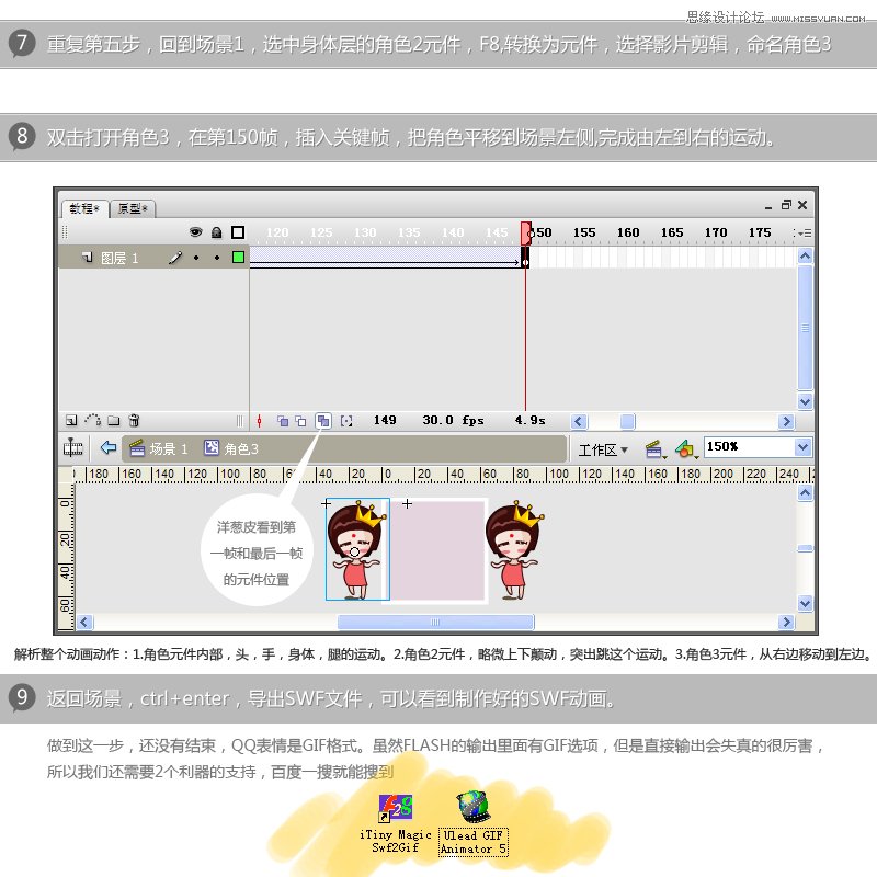 Flash實(shí)例教程：制作GIF完整分享,PS教程,思緣教程網(wǎng)
