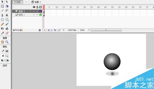 跳動的小球―FLASH軟件