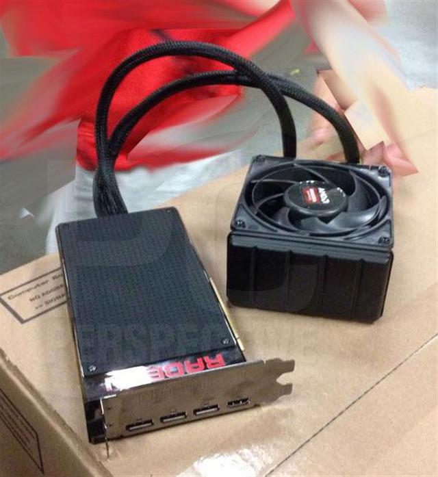 AMD Fury X顯卡清晰照曝光:雙Pin供電