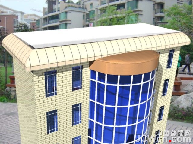 autocad 2011曲面命令創(chuàng)建樓房 武林網(wǎng) autocad教程