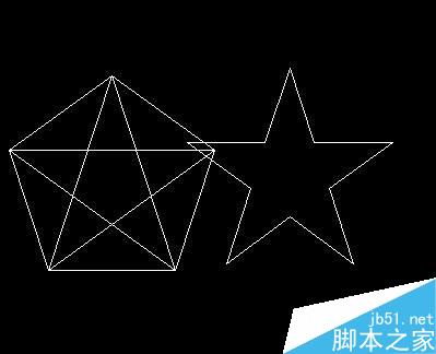 CAD怎么畫一個五角星