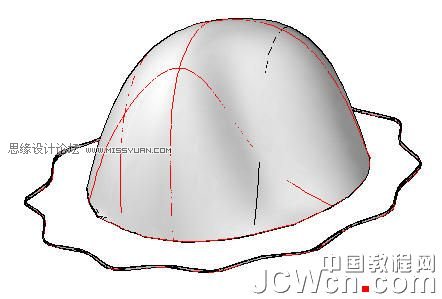 AutoCAD 2011教程：用曲面命令制作帽子,PS教程,思緣教程網