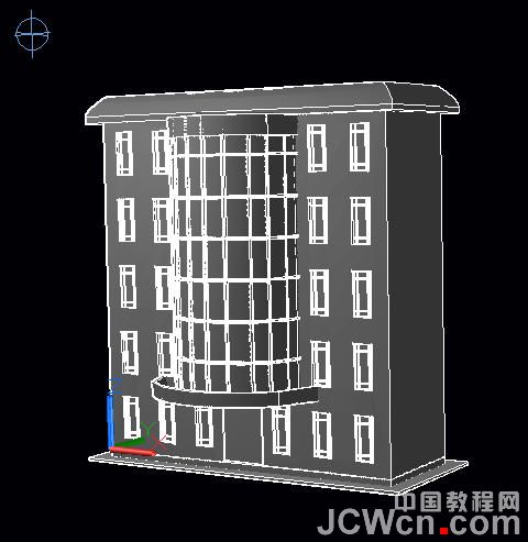 autocad 2011曲面命令創(chuàng)建樓房 武林網(wǎng) autocad教程