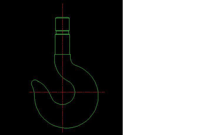 AutoCAD 2007放樣制作三維吊鉤 武林網 CAD教程