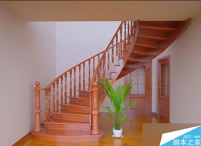 3DMAX制作旋轉(zhuǎn)樓梯教程 武林網(wǎng) 3DMAX教程