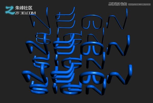 3dmax結(jié)合Vray制作霓虹燈藝術(shù)字效果,