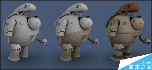 3DSMAX制作機器人 武林網(wǎng) 3DSMAX建模教程