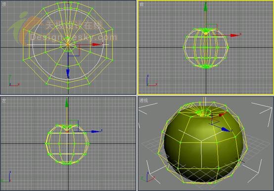 3dsmax制作逼真的蘋果 武林網(wǎng) 3dsmax入門教程