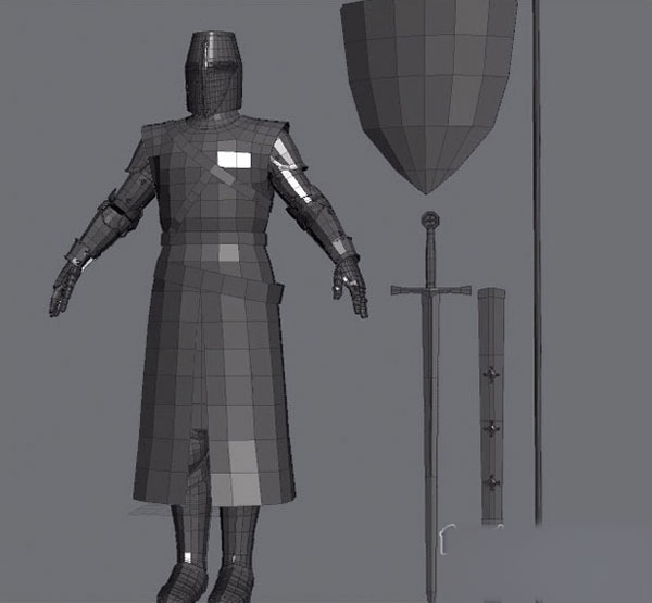 3DSMAX制作十字軍角色 武林網(wǎng) 3DSMAX角色教程