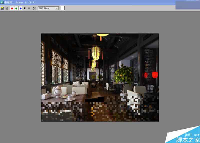 3DSMAX打造豪華中式餐廳效果圖 武林網 3DSMAX室內設計教程