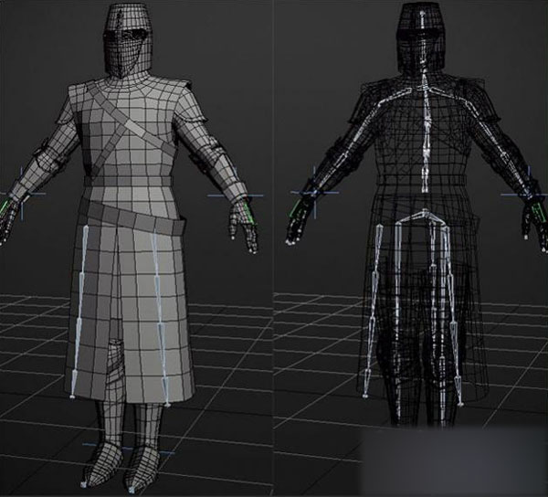 3DSMAX制作十字軍角色 武林網(wǎng) 3DSMAX角色教程