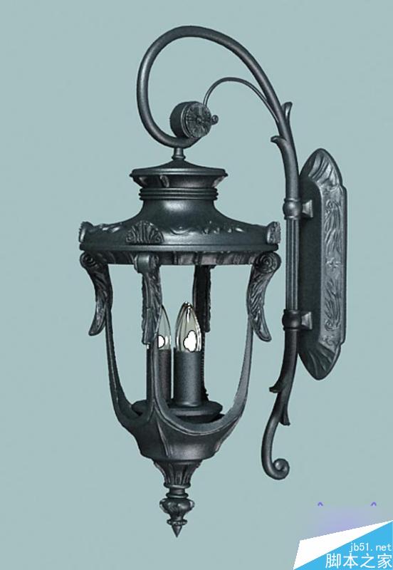 3dsmax打造精美歐式壁燈 武林網 3ds max教程