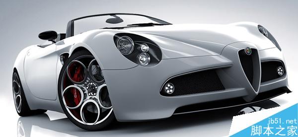 3DSMAX打造阿爾法羅密歐敞篷跑車模型 武林網 3DS MAX建模教程