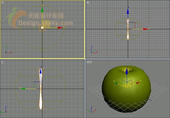 3dsmax制作逼真的蘋果 武林網(wǎng) 3dsmax入門教程