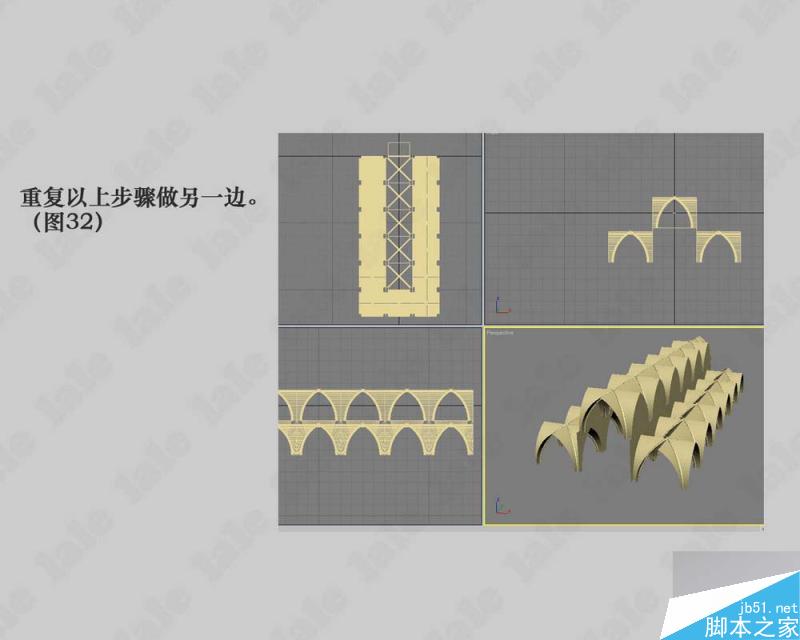 3dmax建模哥特式教堂內景系列教程 武林網 3dmax建模教程