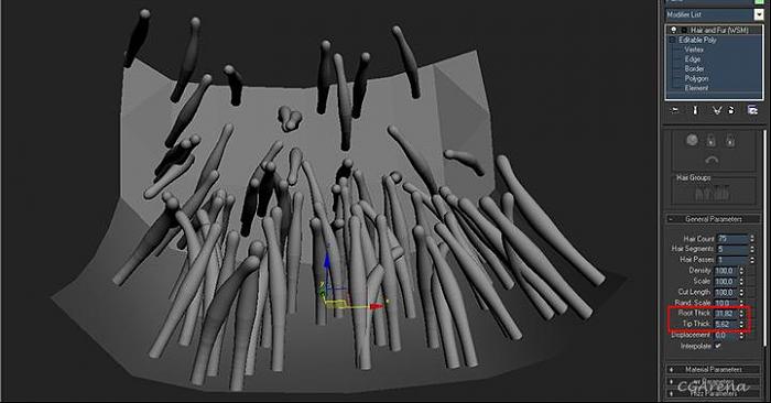 3dsmax毛發系統制作海葵 武林網 max渲染教程