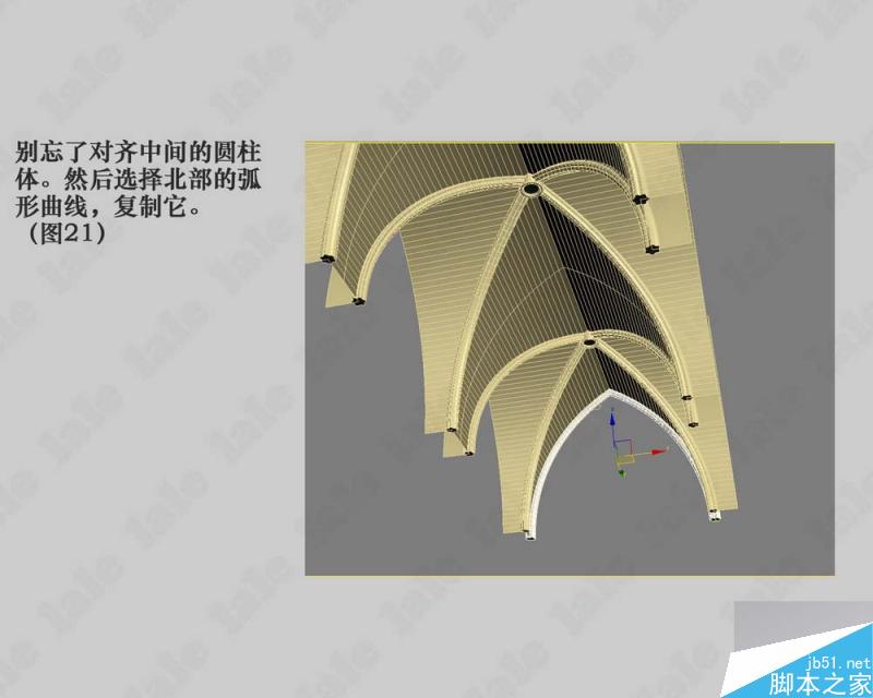 3dmax建模哥特式教堂內景系列教程 武林網 3dmax建模教程