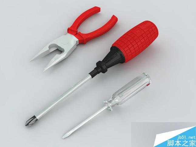 3DSMAX制作逼真鉗子和螺絲刀 武林網(wǎng) 3DSMAX教程