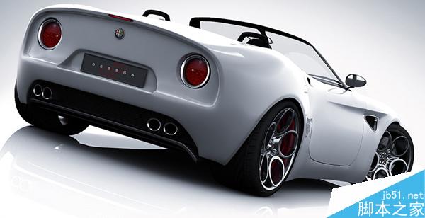 3DSMAX打造阿爾法羅密歐敞篷跑車模型 武林網 3DS MAX建模教程