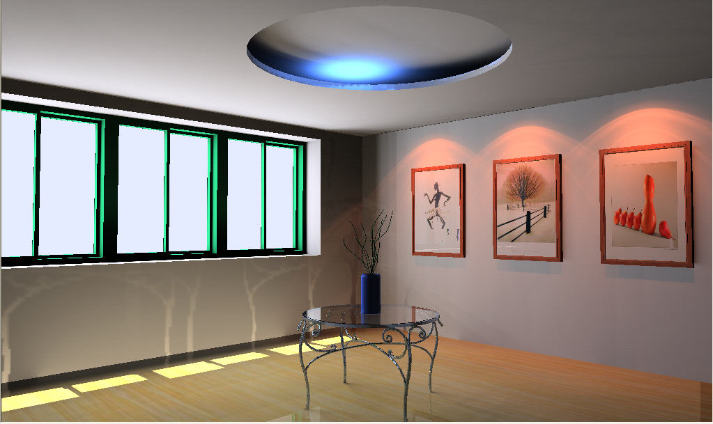 Lightscape實現異型暗藏燈的效果 武林網 3DSMAX室內教程