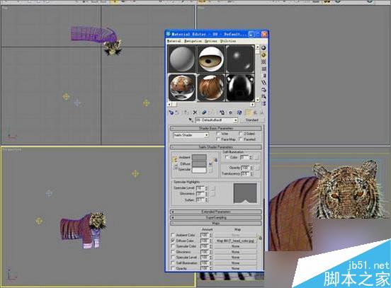 3dsmax制作超逼真的老虎 武林網 3dsmax教程